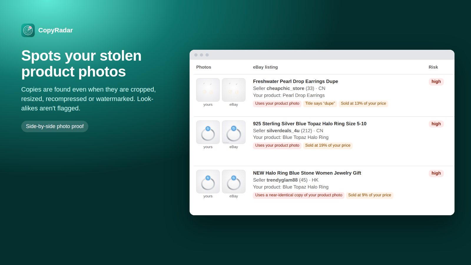CopyRadar screenshot