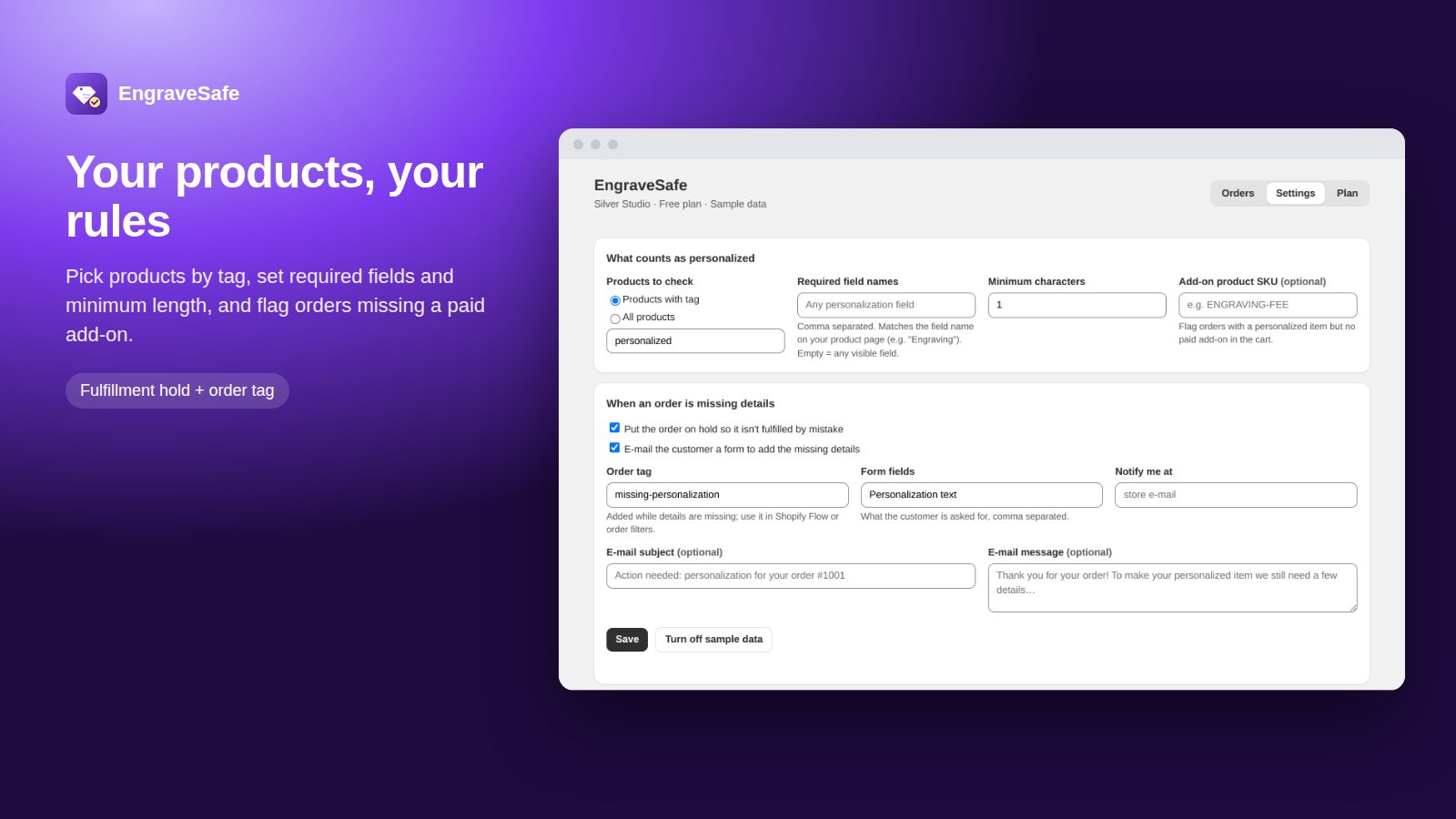 EngraveSafe screenshot